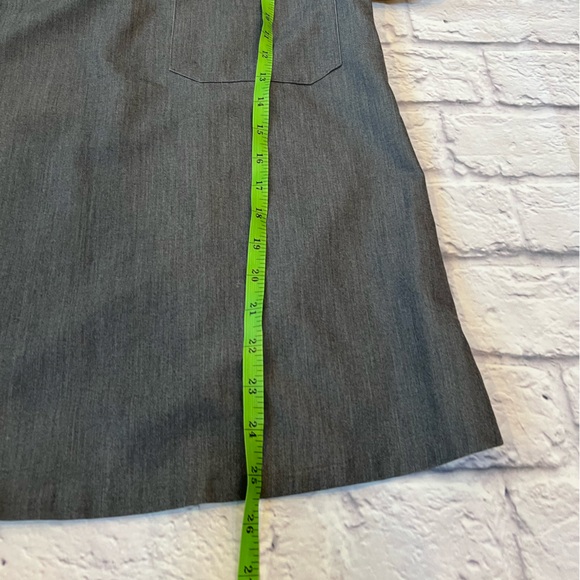 Figs Rafaela oversized cap sleeve scrub top grey Gray S nurse - Picture 5 of 5